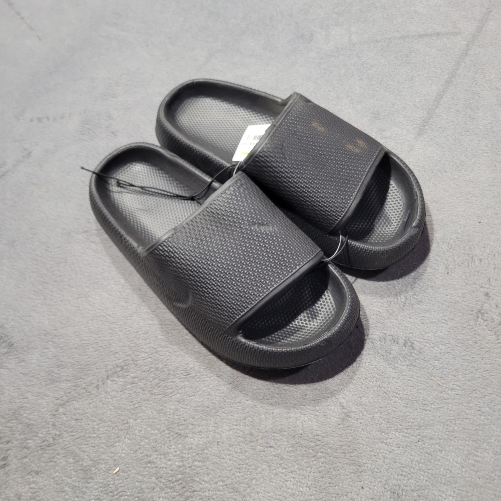 Cloud Boys Slides Size M‎ 13/1 Black Cloud Sandals Lightweight Comfort